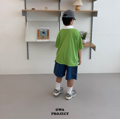 【予約】collar pin line T / owa (S-JL)