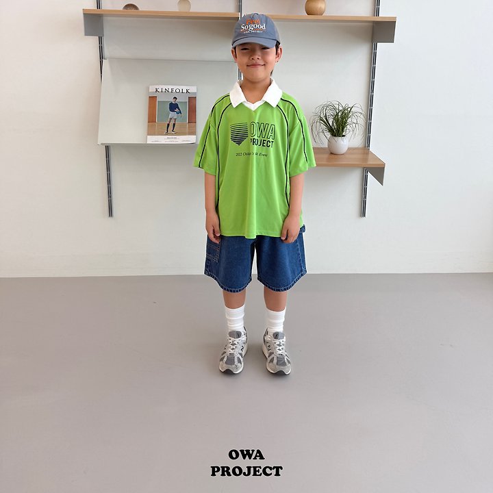 【予約】collar pin line T / owa (S-JL)