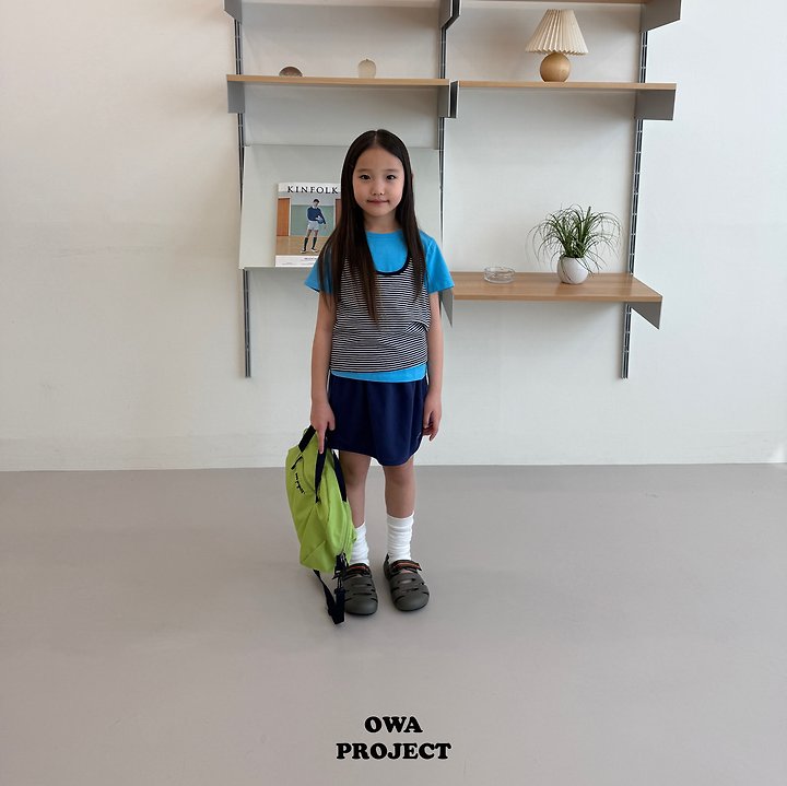 【予約】border halter sleeveless / owa (S-JS)