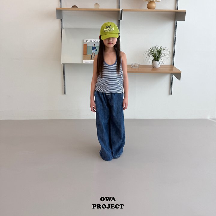 【予約】border halter sleeveless / owa (S-JS)