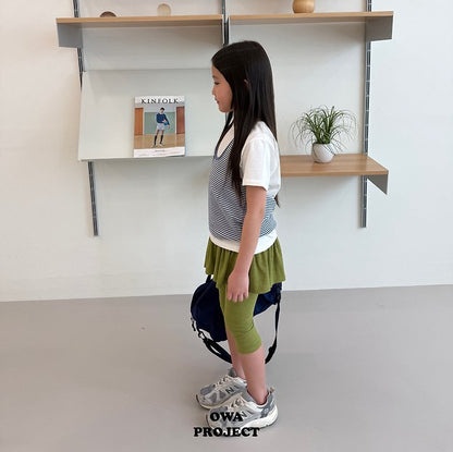 【予約】border halter sleeveless / owa (S-JS)