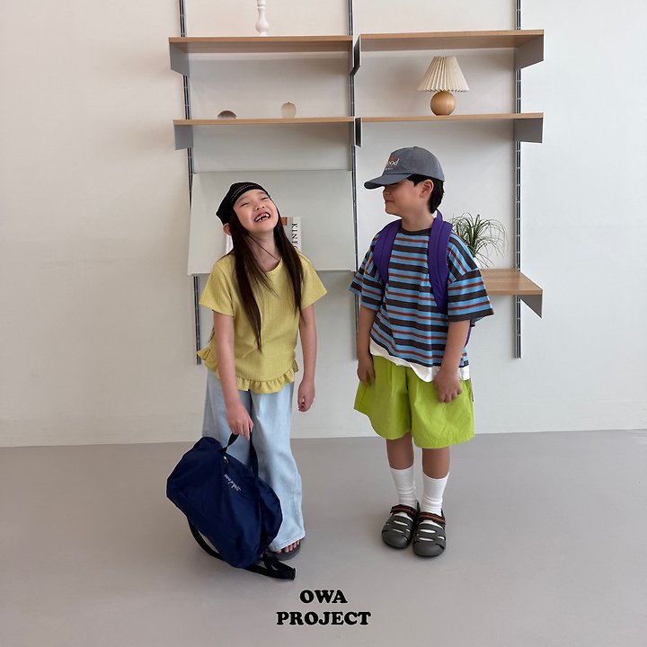 【予約】pleats frill T / owa (S-JS)주름프릴티