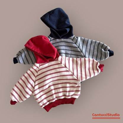 【予約】beat bicolor hoodie  / cantucci studio (XS-XL)