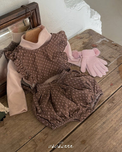 【予約】Florey frill set  / nanamood  (6m-18m)