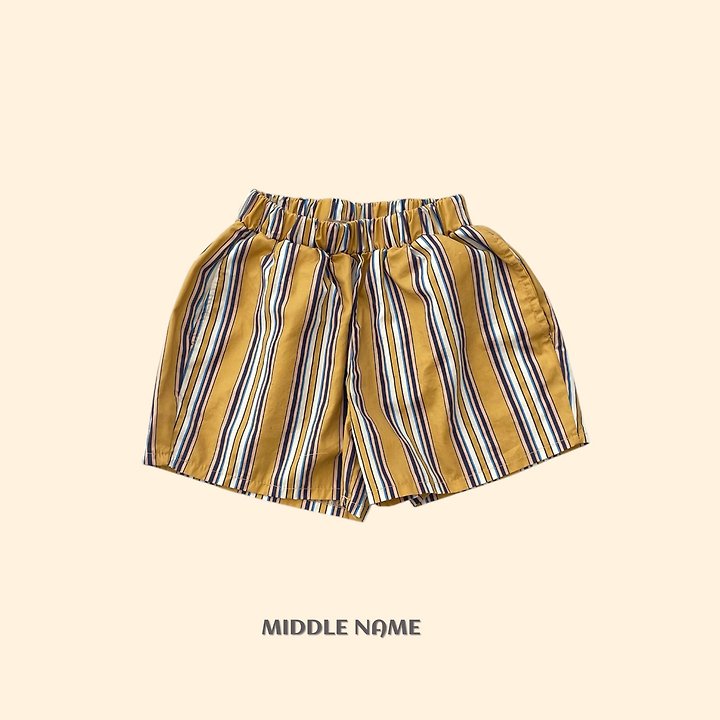 【予約】trunk stripe pants / middle nameS-JM