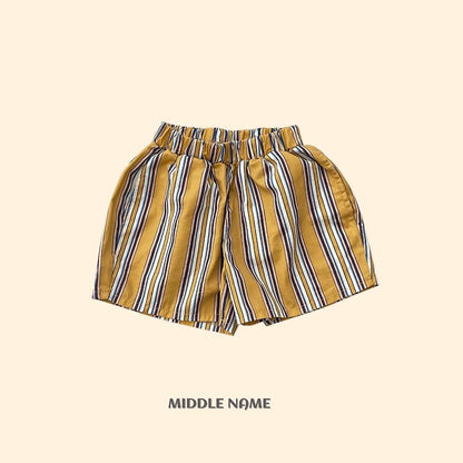 【予約】trunk stripe pants / middle nameS-JM