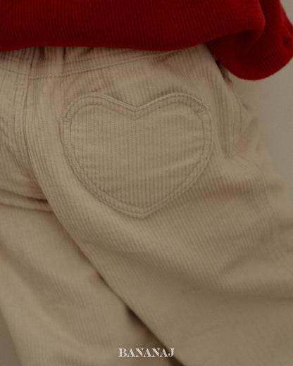 【予約】heart lucky pants / bananaj (XS-JS)