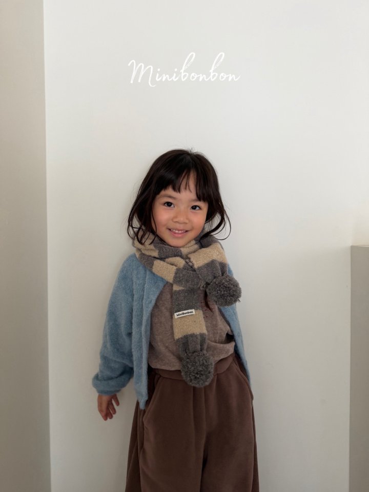 【予約】border muffler  / minibonbon