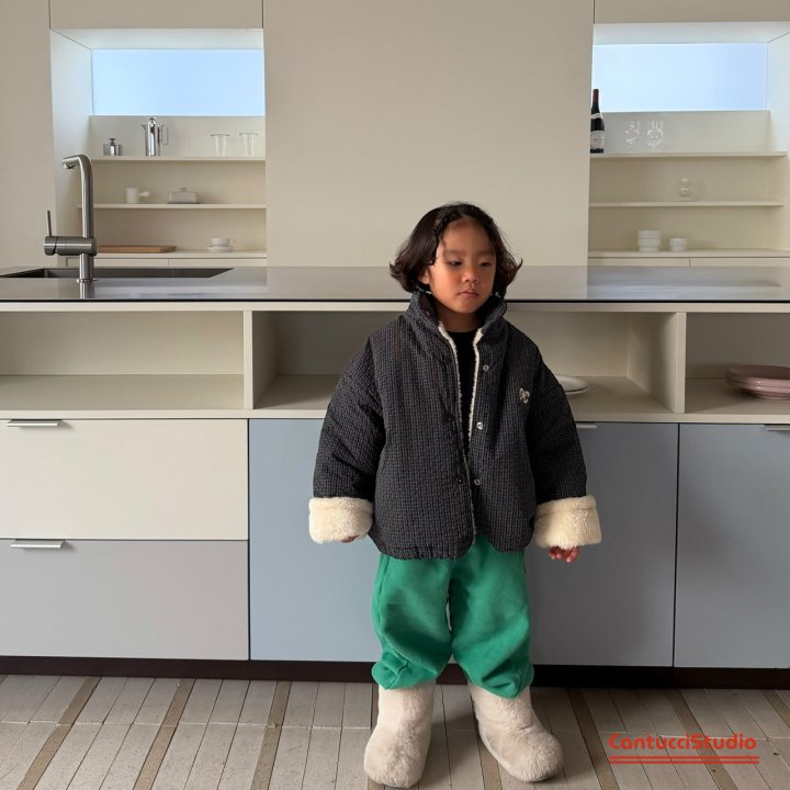 【予約】rollup padding jumper (reversible)  / cantucci studio (S-JS)