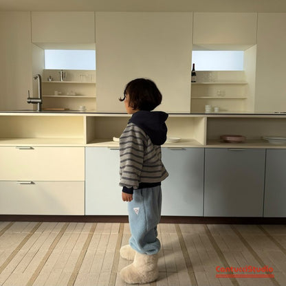 【予約】beat bicolor hoodie  / cantucci studio (XS-XL)