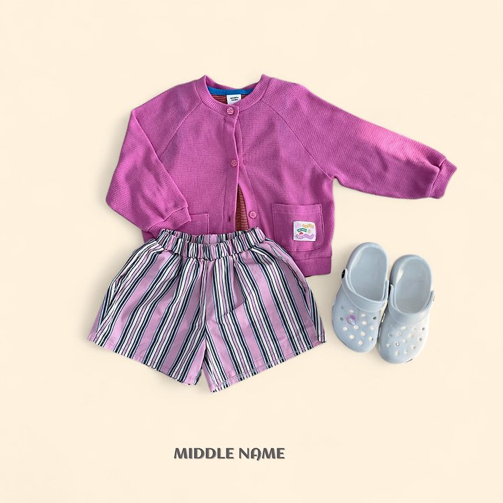 【予約】summer patch cardigan / middle nameS-JM
