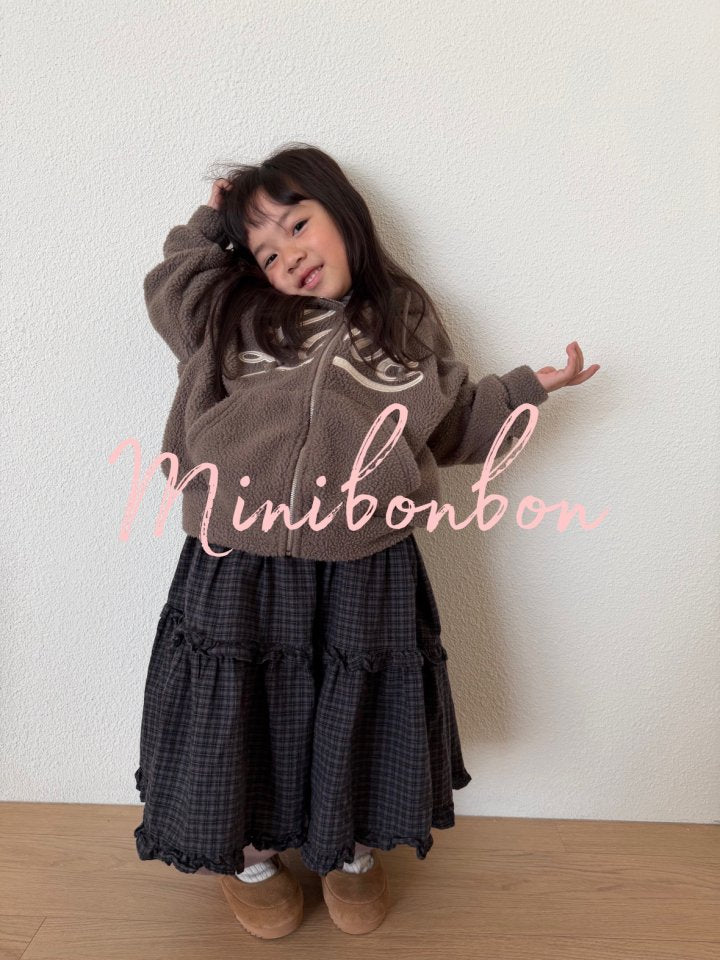 【予約】winter skirt / minibonbon (XS-JS,MOM)