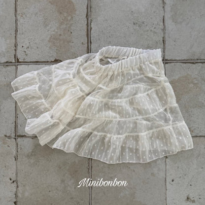 【予約】mist skirt / minibonbon (XS-JL)