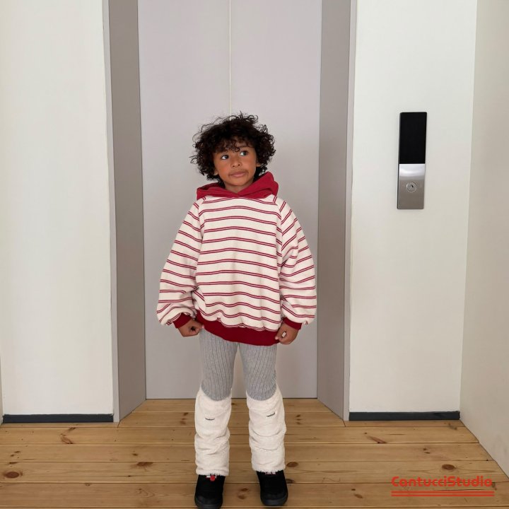 【予約】beat bicolor hoodie  / cantucci studio (XS-XL)