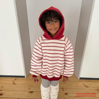 【予約】beat bicolor hoodie  / cantucci studio (XS-XL)