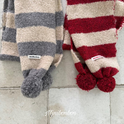 【予約】border muffler  / minibonbon