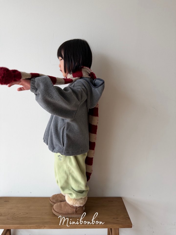 【予約】hood half zip up  / minibonbon (XS-JL)