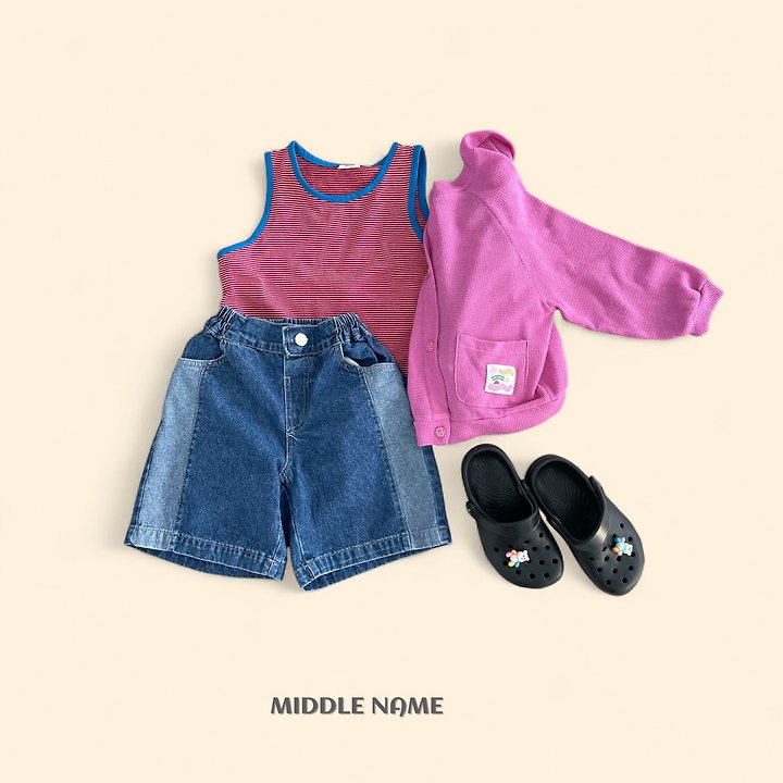 【予約】summer patch cardigan / middle nameS-JM