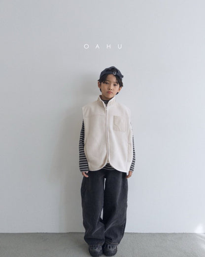 【予約】land fleece vest / oahu (S-JXL)