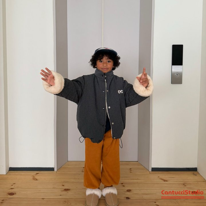 【予約】rollup padding jumper (reversible)  / cantucci studio (S-JS)