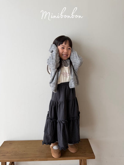 【予約】winter skirt / minibonbon (XS-JS,MOM)