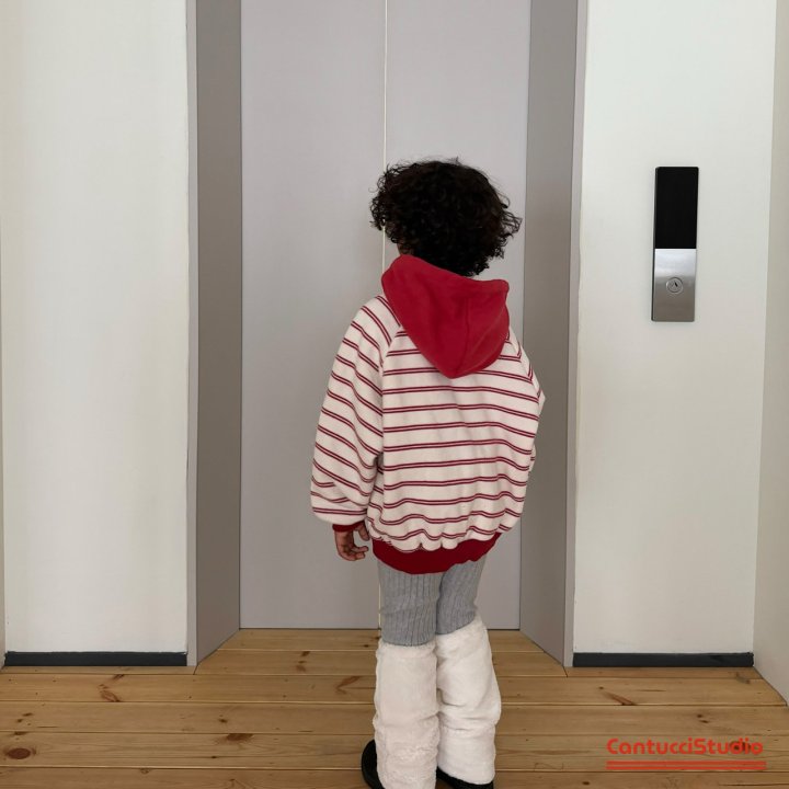 【予約】beat bicolor hoodie  / cantucci studio (XS-XL)