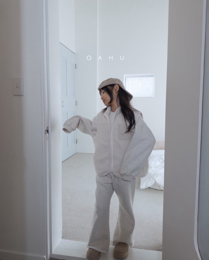 【予約】land fleece vest / oahu (S-JXL)