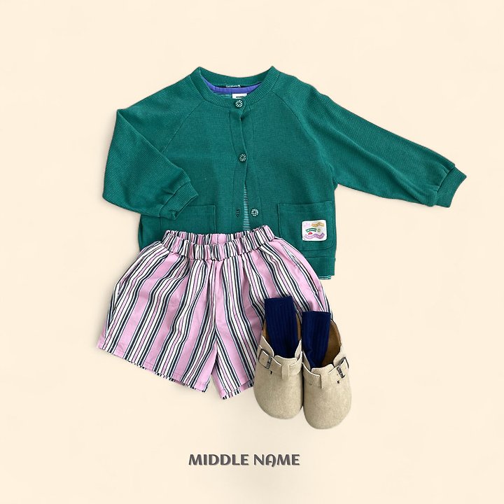 【予約】summer patch cardigan / middle nameS-JM