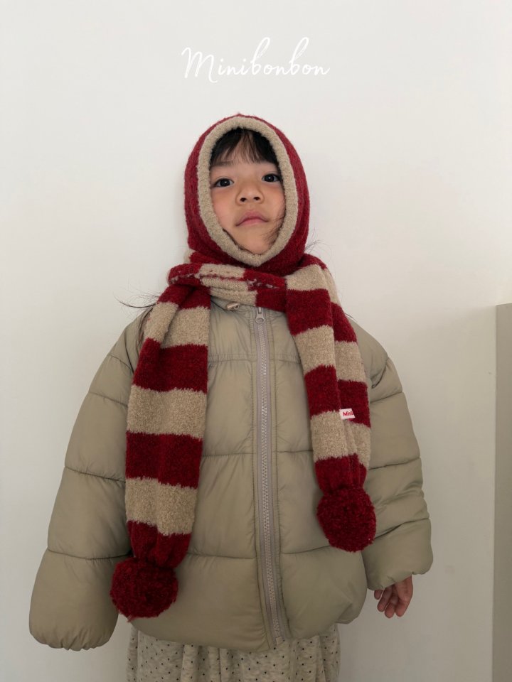 【予約】border muffler  / minibonbon