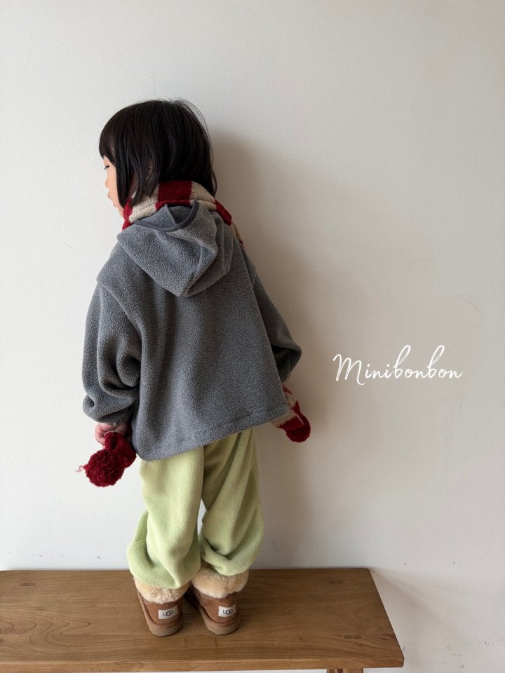 【予約】hood half zip up  / minibonbon (XS-JL)