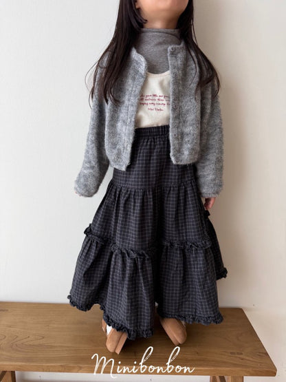 【予約】winter skirt / minibonbon (XS-JS,MOM)