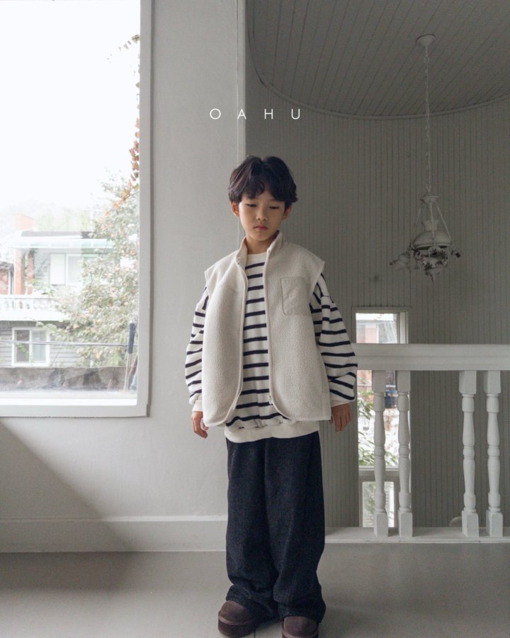 【予約】land fleece vest / oahu (S-JXL)