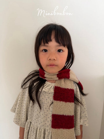 【予約】border muffler  / minibonbon