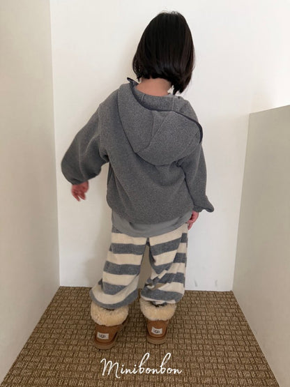 【予約】hood half zip up  / minibonbon (XS-JL)