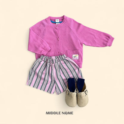 【予約】summer patch cardigan / middle nameS-JM