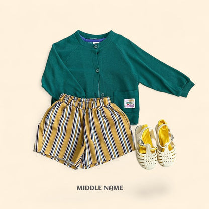 【予約】summer patch cardigan / middle nameS-JM