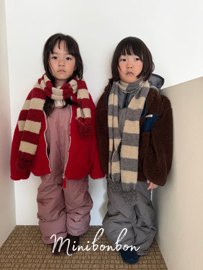 【予約】border muffler  / minibonbon