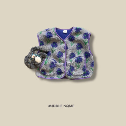 【予約】boa vest / middle name (S-JM) 덤블