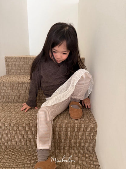 【予約】Edward leggings  / minibonbon (XS-JL)