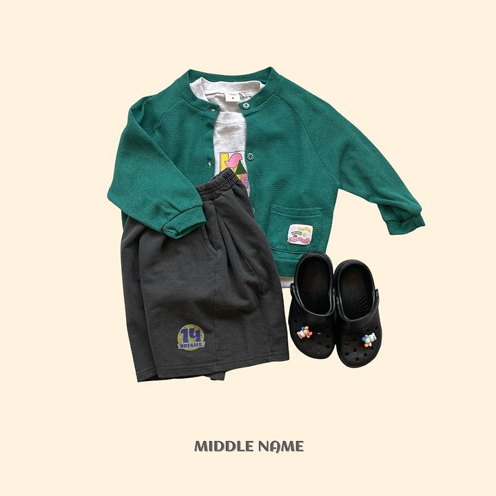【予約】summer patch cardigan / middle nameS-JM