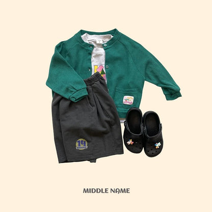 【予約】summer patch cardigan / middle nameS-JM