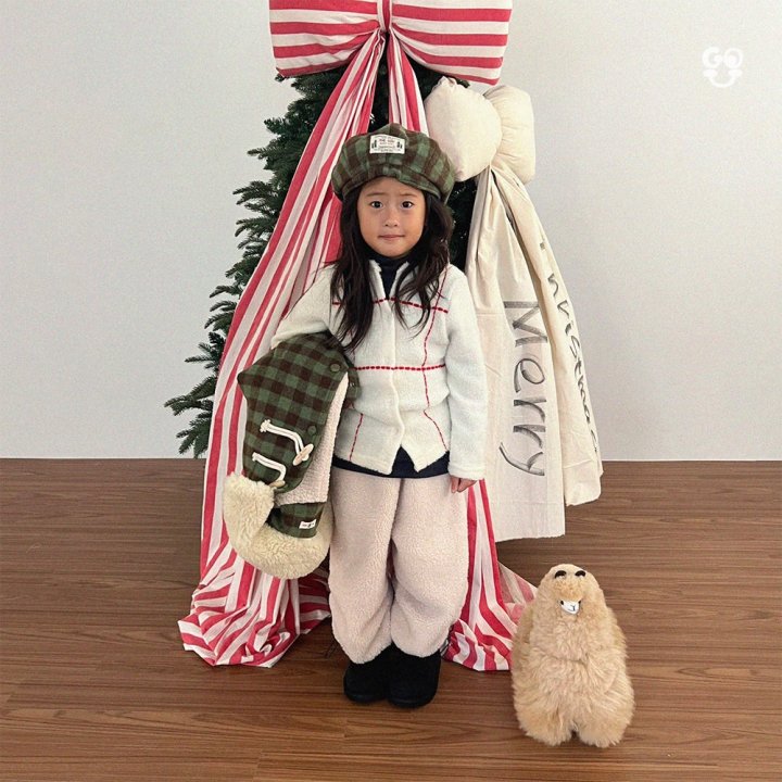 【予約】check coat / gou (XS-JL) 사각코트