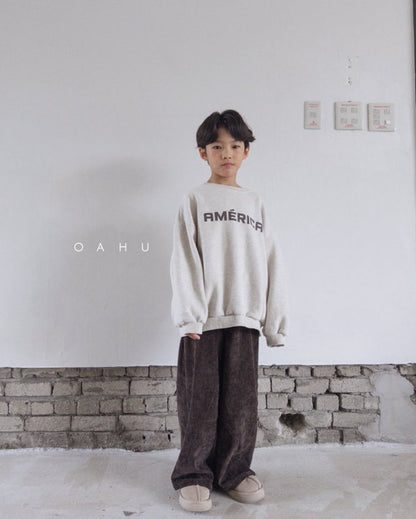 【予約】curve velvet pants / oahu (S-JXL)