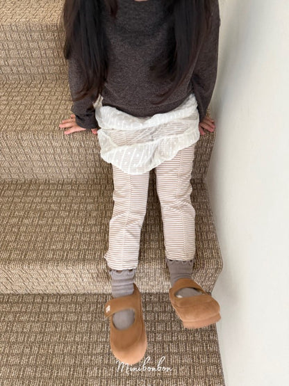 【予約】Edward leggings  / minibonbon (XS-JL)