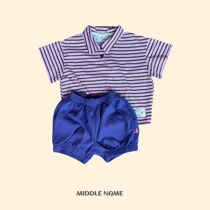 【予約】patch collar T / middle nameS-JM