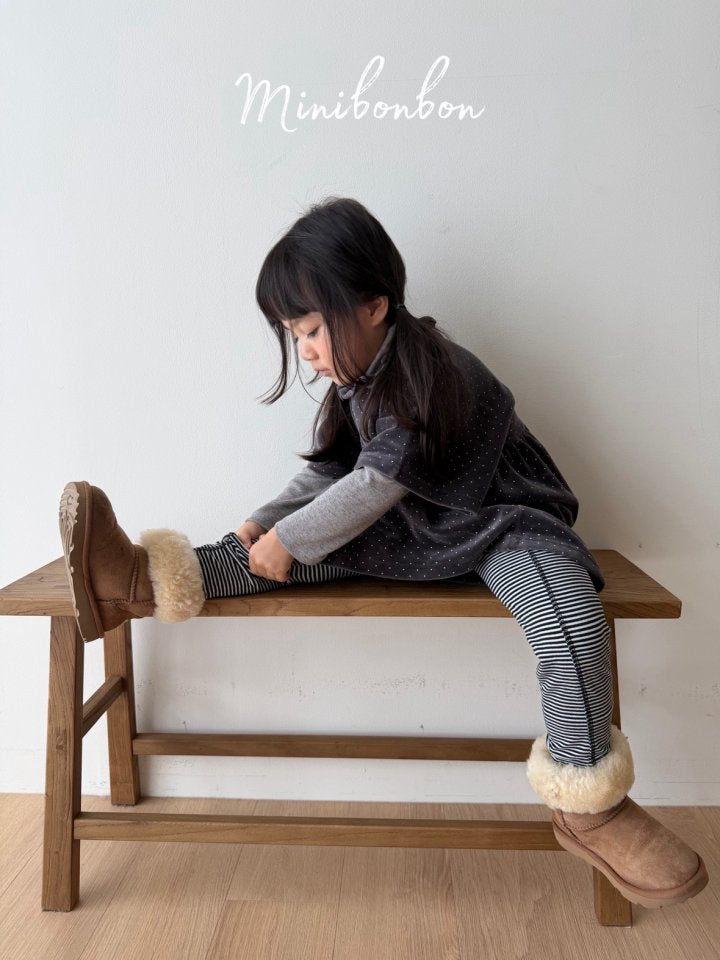 【予約】Edward leggings  / minibonbon (XS-JL)