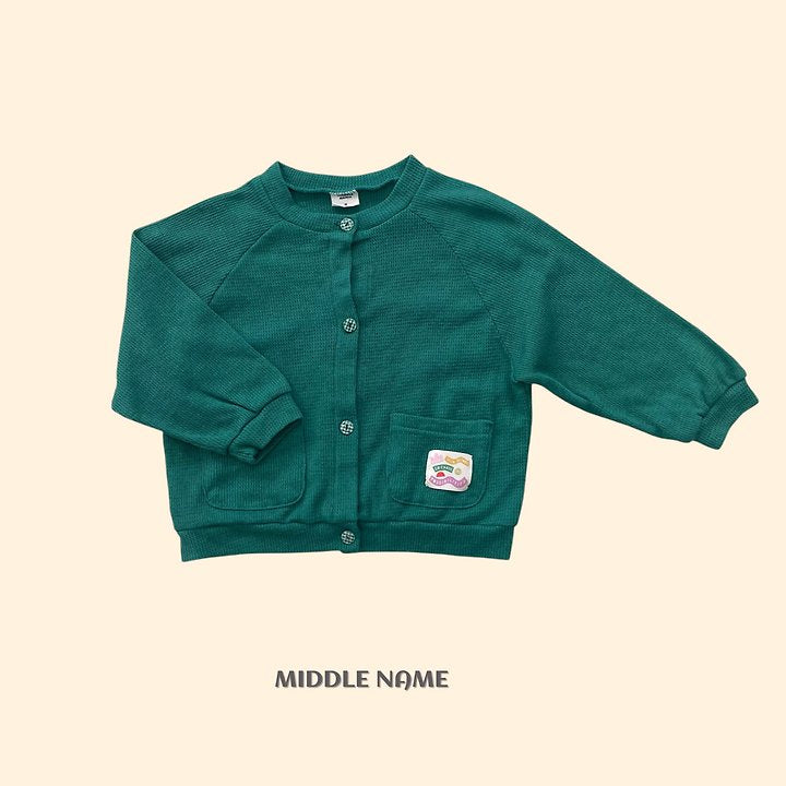 【予約】summer patch cardigan / middle nameS-JM