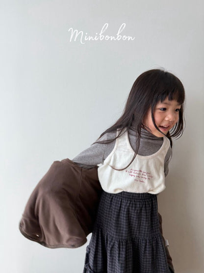 【予約】dofu half polo T　 / minibonbon (XS-JL)