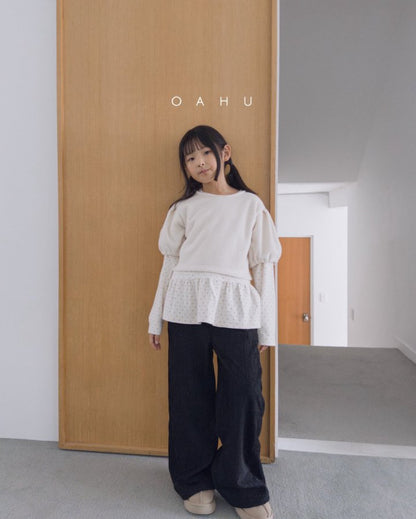 【予約】curve velvet pants / oahu (S-JXL)