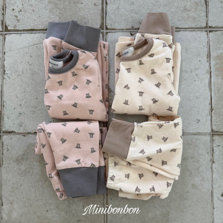 【予約】mini bear room wear  / minibonbon (XS-XL)